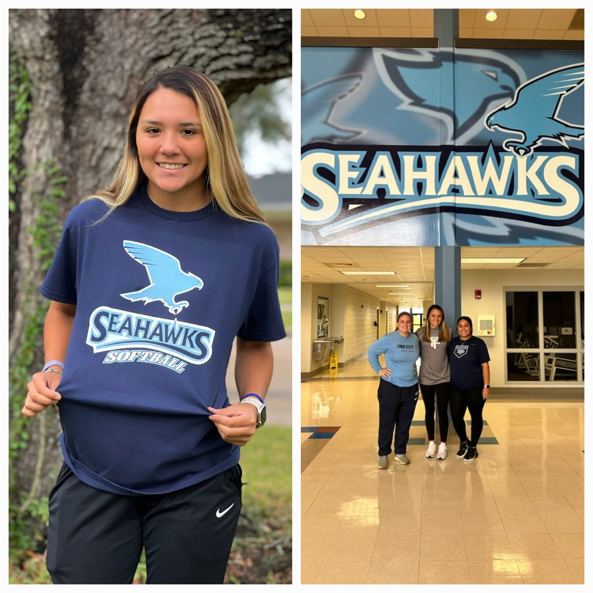 HotshotsPacheco's tweet photo. 🚨🚨🚨 Commitment Alert 🚨 🚨🚨

#11 Marisa "Mari" Rosales has Verbally Committed to further her Academic and Athletic career to @LSCPA_Softball in Port Arthur Texas. Congratulations Mari, your Team, Coaches and Family are very proud of you! #goseahawks #pfsoftball https://t.co/O3gIDdD2MS