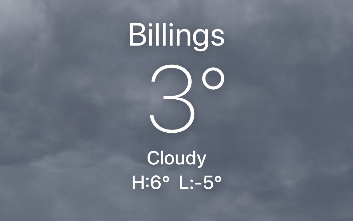 Billings montana weather report on twitter 1 