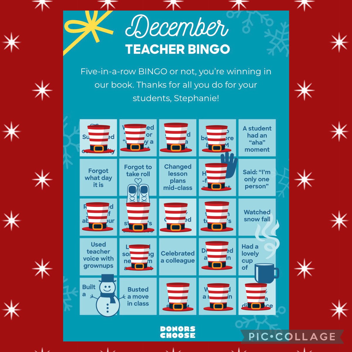 BINGO for the win with <a href="/DonorsChoose/">DonorsChoose</a>!!
#donorchoose #BINGOchallenge