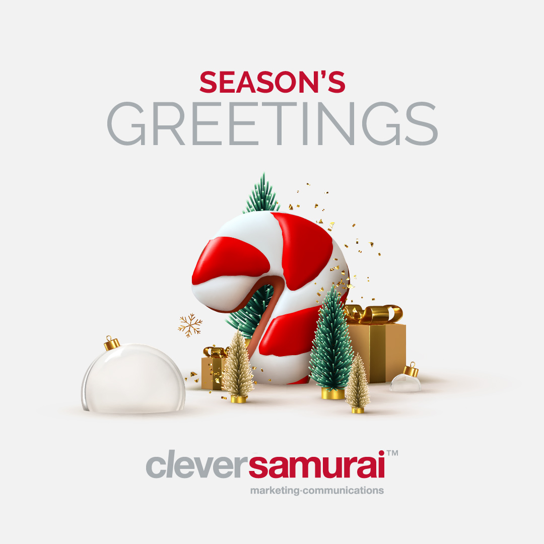 cleversamurai's tweet photo. This holiday season, we are looking back with appreciation for your loyalty and looking forward to moving into the New Year together on some fantastic work. Season's Greetings to you and yours. #happyholidays #Happynewyear #peace #joy #marketing #marketingandcommunications https://t.co/pXX50uVuEz