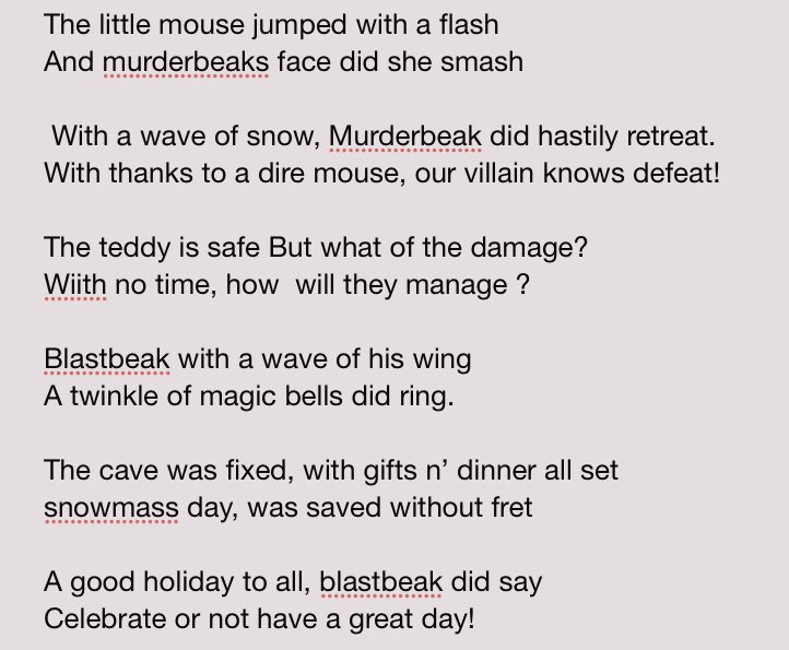 Blastbeak night before snowmass poem
Never written anything like this before 
Hope you enjoy