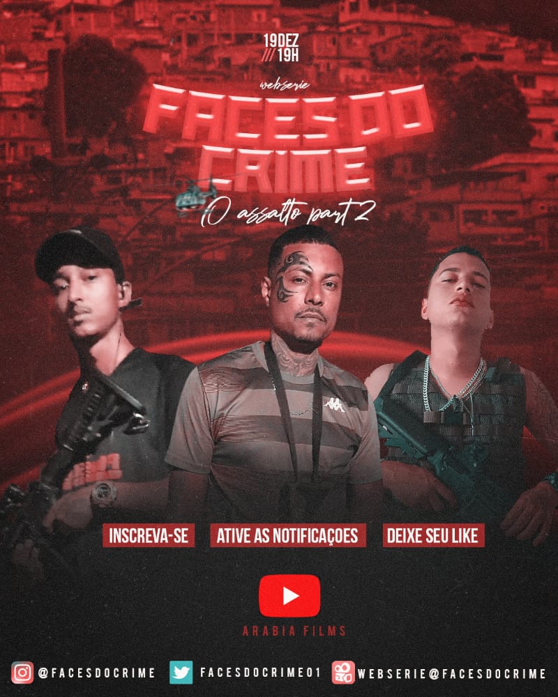 FACESDOCRIME1's tweet photo. DESCULPAS FAMILIA PELA DEMORA,MAIS ACABOU DE SAIR O 7° EP DA NOSSA WEBSÉRIE #FACESDOCRIME QUEM PODER AJUDAR A DIVULGAR NOSSO TRABALHO VAMOS FICAR MUITO FELIZ PORQUE SEM A AJUDA DE DEUS NÓS NÃO SOMOS NADA E MUITO MENOS A DE VOCÊS. ENTÃO QUEM PODER AJUDAR MÃO VMS FICAR FELIZ! https://t.co/KcKg2lL4om