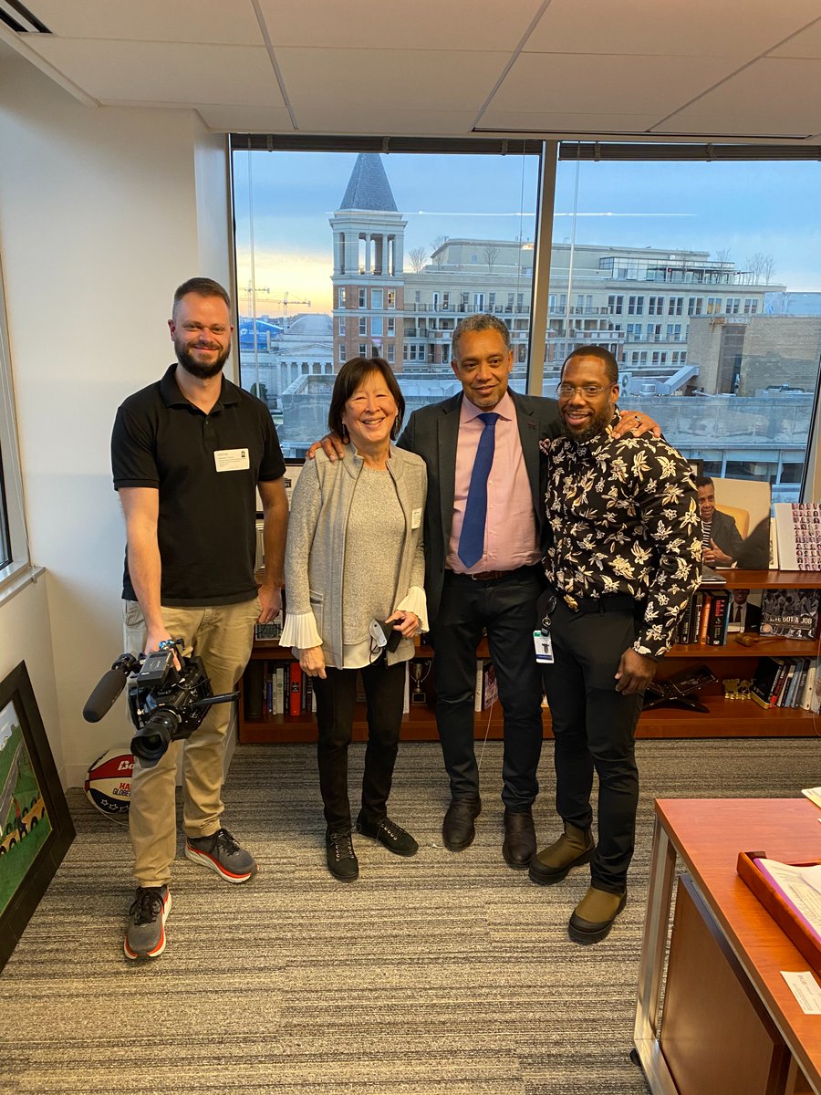 I felt honored to interview <a href="/AGKarlRacine/">Archive: AG Karl A. Racine</a> for the <a href="/FAMMFoundation/">FAMM Foundation</a> #documentary on #secondchance in DC. <a href="/AGKarlRacine/">Archive: AG Karl A. Racine</a> has done so much for #juvenile justice in the city. With d.p. Travis Edwards and #FAMM Justice Reform Fellow Colie Levar Long.