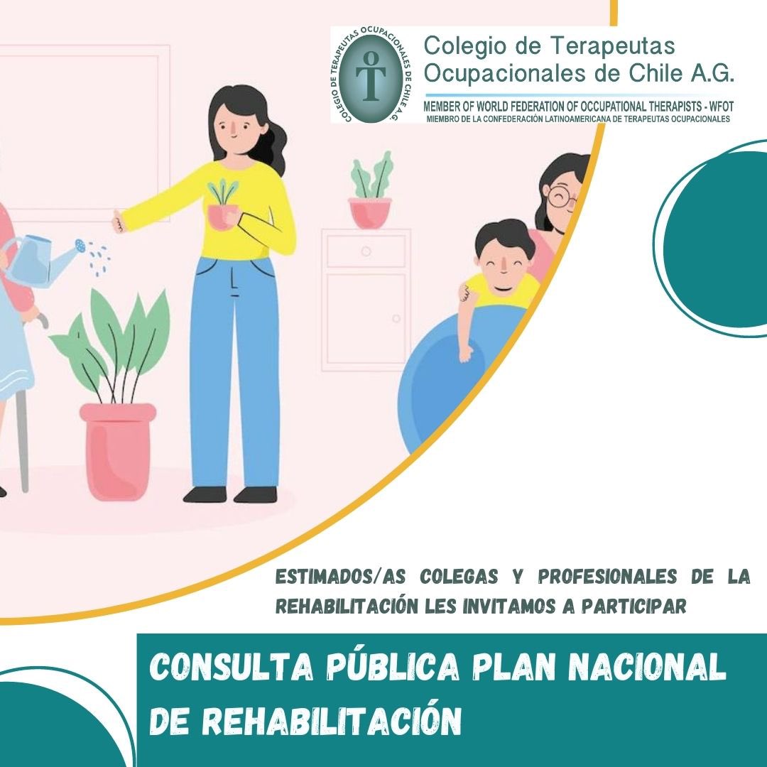 uhops's tweet photo. Estimados/as colegas y profesionales de rehabilitación les invitamos a ser parte de la consulta pública del Plan Nacional de Rehabilitación. Quienes deseen participar lo pueden hacer en:  https://t.co/VGRJmAdTOL

#plannacionalderehabilitación #coltochilesomostodos https://t.co/bDLnAD6vPd