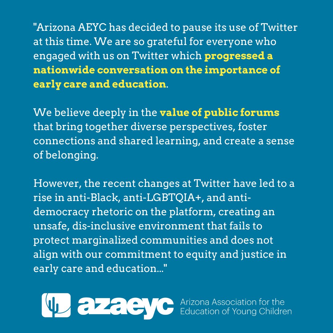 Arizona AEYC tweet media