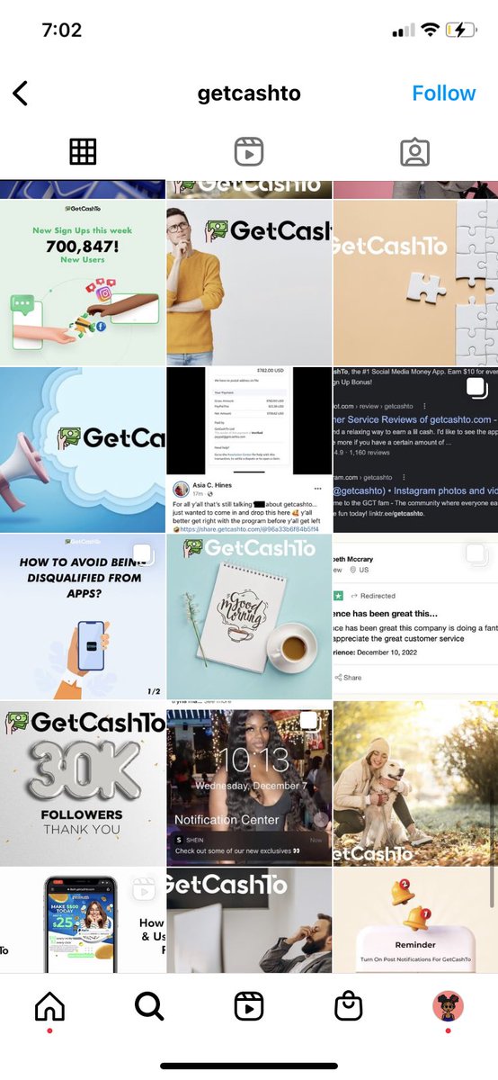 ShaynaJeremie2's tweet photo. This is getcashto, I love this website I have more over $100 in just one day, it’s super super easy and super fun, you have referrals that give you extra money, and you have fun task you can do to earn extra money, and you get an extra $2 when someone just taps on your profile! https://t.co/wiMkWc2FSB