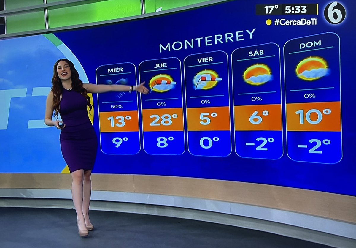 hermosamty's tweet photo. #telediariomty #elclima #cercaDeTi Bien informados con la belleza de Norma Garcia https://t.co/ieCks4qiqL