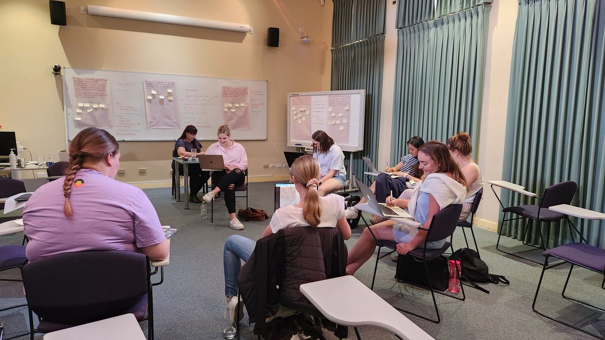 Writing workshop on #ENPP six months after finishing an extended rural and remote placement. Amazing insights from 7 USYD nursing students. <a href="/ProfBrendan/">Brendan McCormack</a> <a href="/AndreaMcClough1/">Andrea McCloughen</a> <a href="/BHUDRH/">Broken Hill University Department of Rural Health</a> <a href="/syd_health/">Sydney Health</a> @RobynWard13
