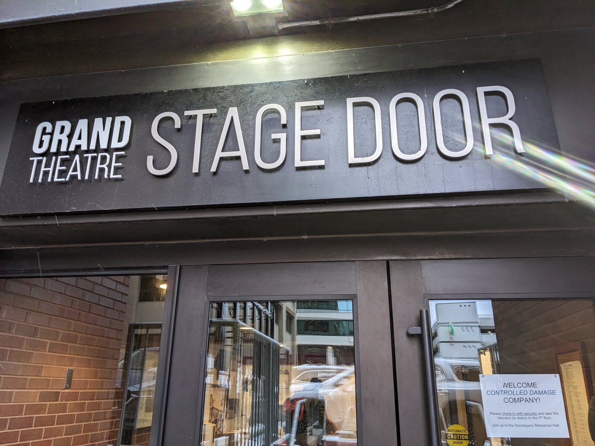 andreammscott's tweet image. I finally got to use this door today because my play, Controlled Damage, has started rehearsing for its run next year. Get your tickets! #ControlledDamage #ViolaDesmond #BeTheTroublemaker