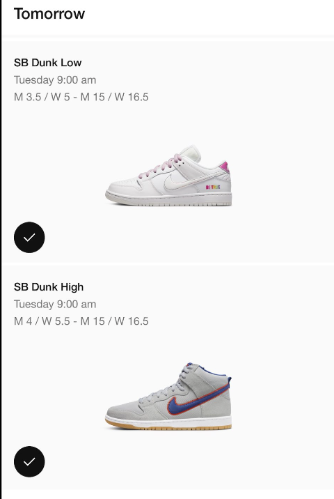 SOLELINKS's tweet image. Exclusive access on Select Nike SB Dunk styles will be granted starting tomorrow, December 20th to 22nd

SB Dunk Low Be True &amp;amp; High Mets showing on SNKRS app Upcoming tab 

Got Nike SB Dunk High &apos;Mets&apos; showing on SNKRS desktop bit.ly/3duOWYg