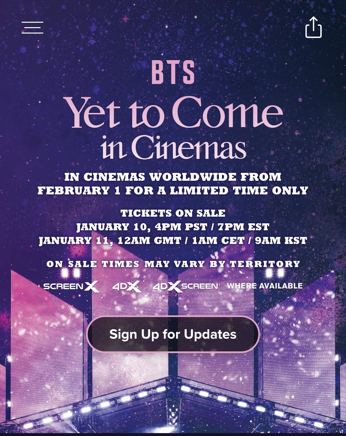 防弾少年団(BTS) - BTS ムビチケ  Yet To Come in Cinemas BTS drops trailer for upcoming concert film 'BTS: Yet To