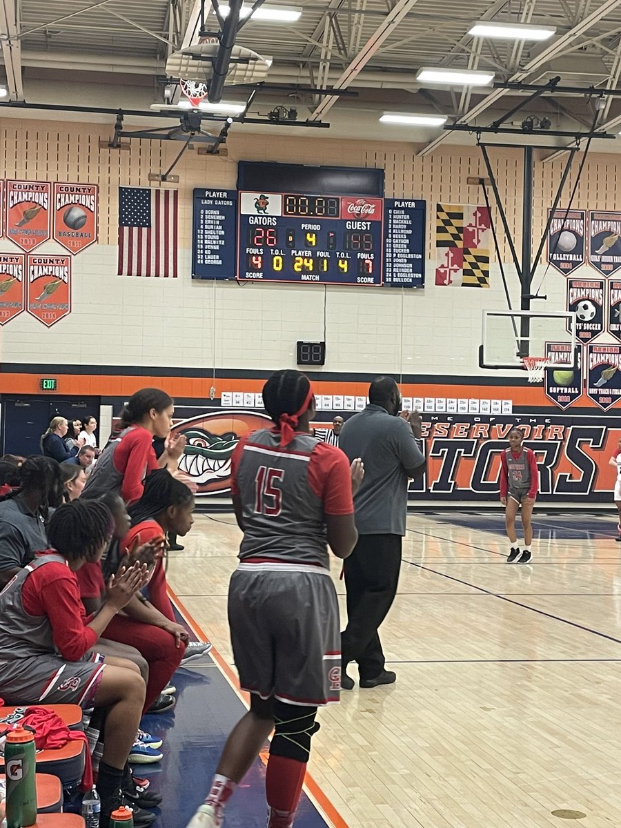 Girls Varsity Final 45-26. Great Job Ladies! #GDUBS <a href="/GBHSaacps/">Glen Burnie High School</a>