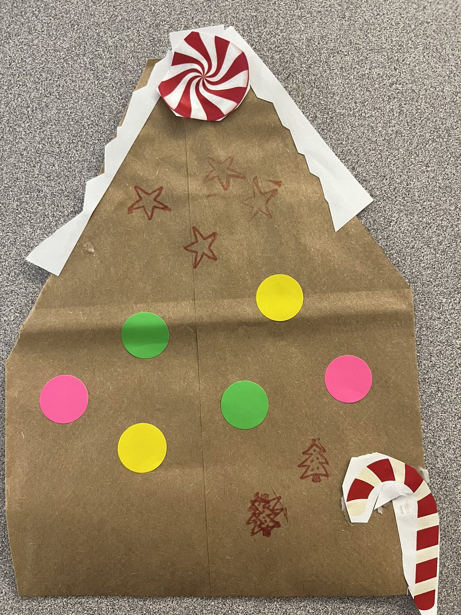 JulieMedd's tweet photo. Love this idea from @BartlettBritt1. The students enjoyed creating their own gingerbread house.  So adorable! https://t.co/JSLoL4a3JD