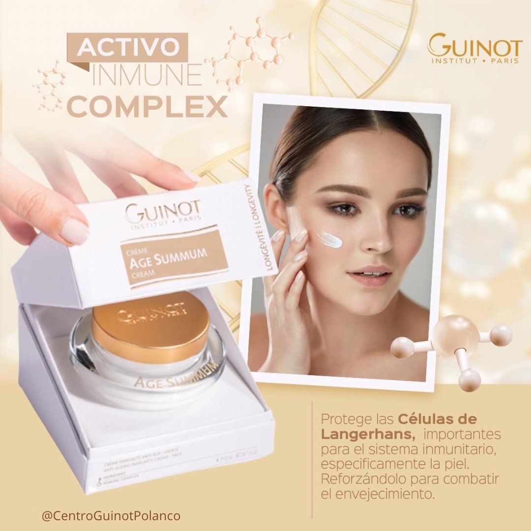 guinotpolanco's tweet photo. 👩‍🦰¿Sabías que la piel tiene su propio sistema de vigilancia y defensa?                                                      Nuestro activo Inmune Complex🧬 se encarga de protegerlas y así reforzar el sistema inmune para combatir el envejecimiento.⁣
Crema Age Summum https://t.co/EoNwrrH5mM