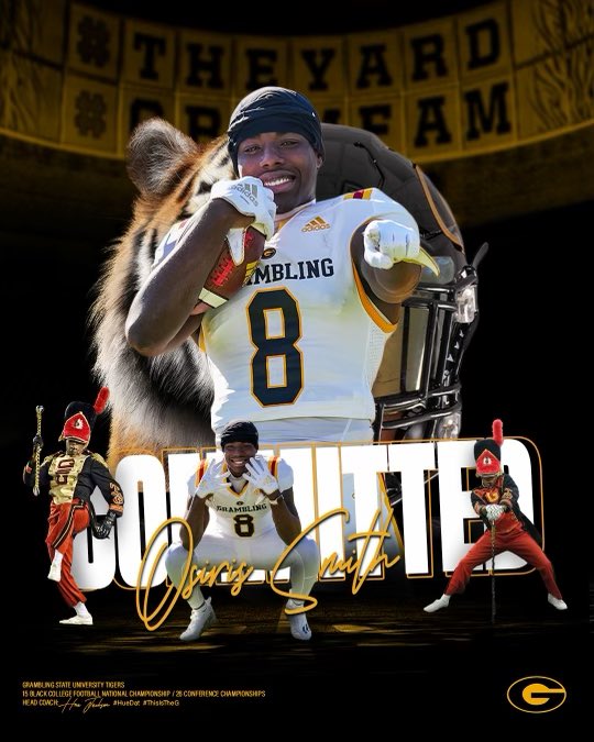 Osirissmith_'s tweet photo. Forever GRATEFUL for another Opportunity to play this great game… 🐯
#COMMITTED #SWAC #GramFam https://t.co/viCPM3PW1B
