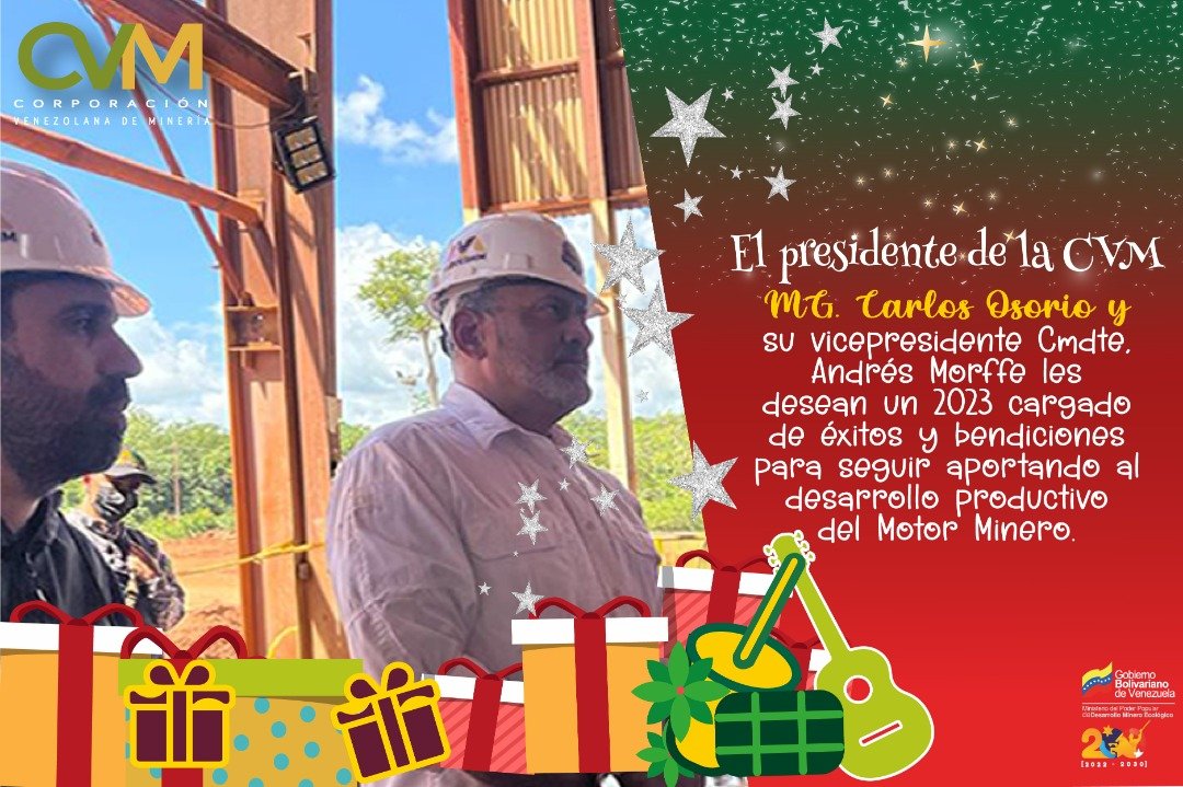 Desde la @CVMVenezuela queremos desearles a todas y todos unas felices fiestas, en unión familiar, amor y armonía.

#25Dic