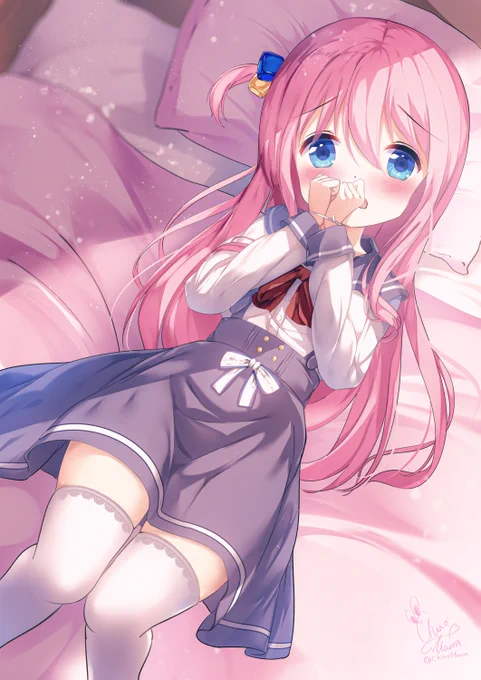 ぼっちちゃんに可愛い服を着せて結束バンドで縛って置きたい。。。#ぼっち・ざ・ろっく 