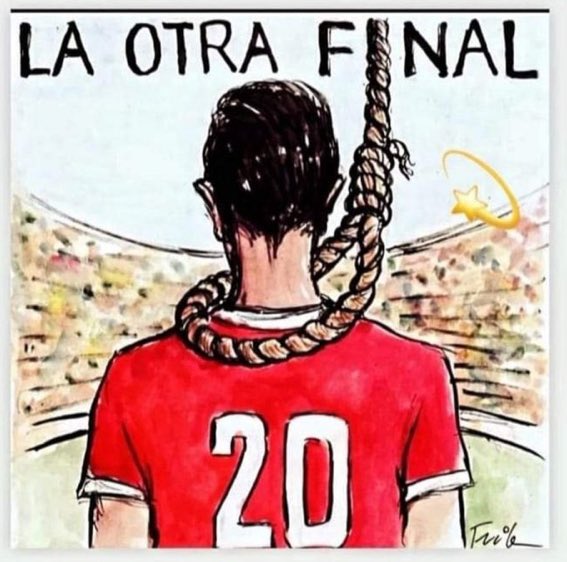 Hay que salvar la vida del futbolista iraní Amir Nasr-Azadani