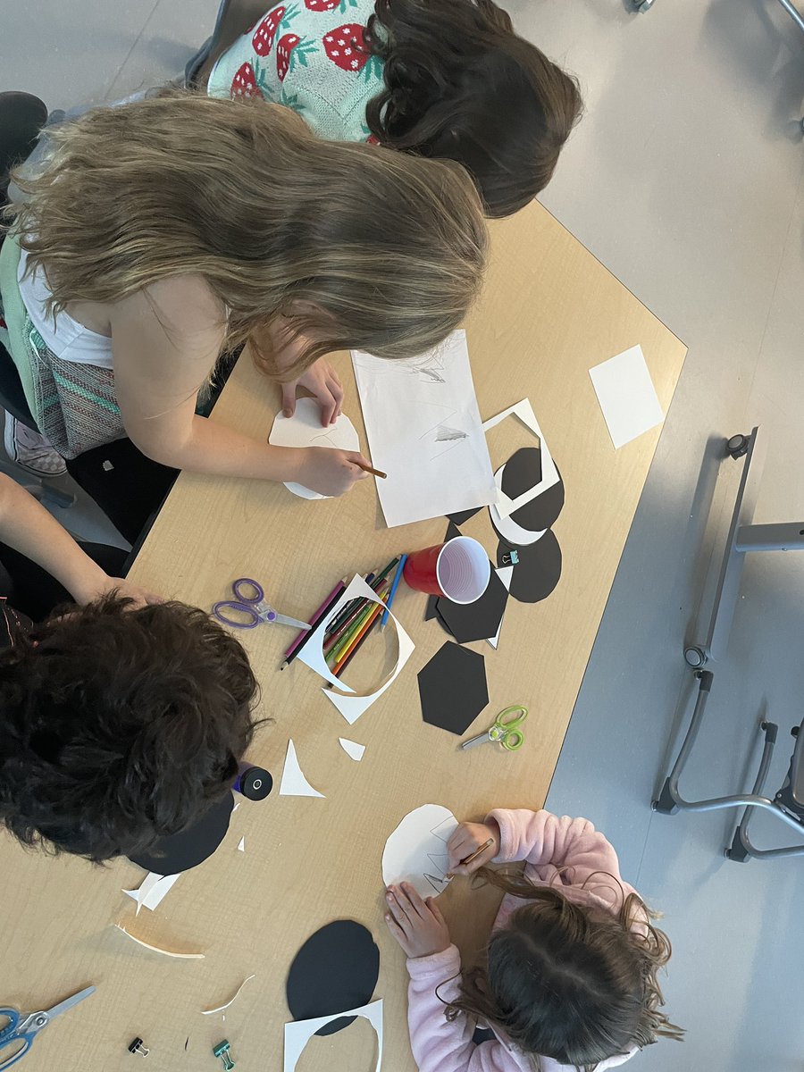 MrVeronese's tweet photo. It’s buddy day! Well, buddy week! Today’s get together involved the grade 4s teaching their buddies how to work with water colour pencils. We’re looking forward to tomorrow! @KiddleCBE @kristenolver @yyCBEdu. https://t.co/uWY2nvPVSA