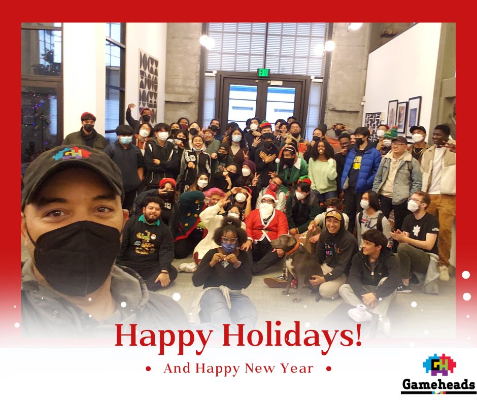 WeAreGameheads's tweet photo. Wishing everyone a happy and healthy holiday season! https://t.co/M5NkYzD76T