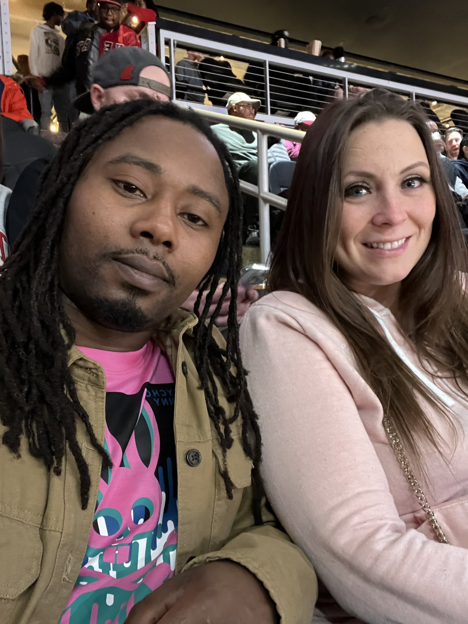TW Pornstars - 1 pic. Lupe&Micha. Twitter. Made it to the @ATLHawks vs @OrlandoMagic let’s go