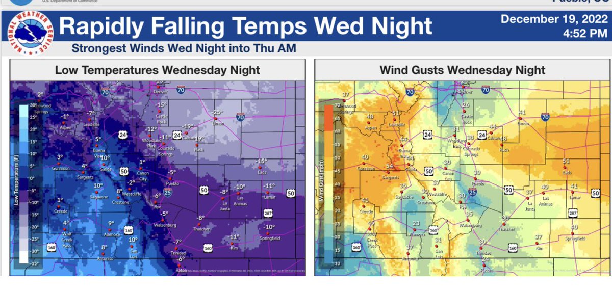 Are you ready for the severe cold weather? Is your car ready as you travel?  See what <a href="/NWSPueblo/">NWS Pueblo</a> says is coming wether wise, and check you winter driving preparedness checklist from <a href="/ColoradoDOT/">Colorado Department of Transportation (CDOT)</a> to keep safe during holiday travel: codot.gov/travel/winter-…
