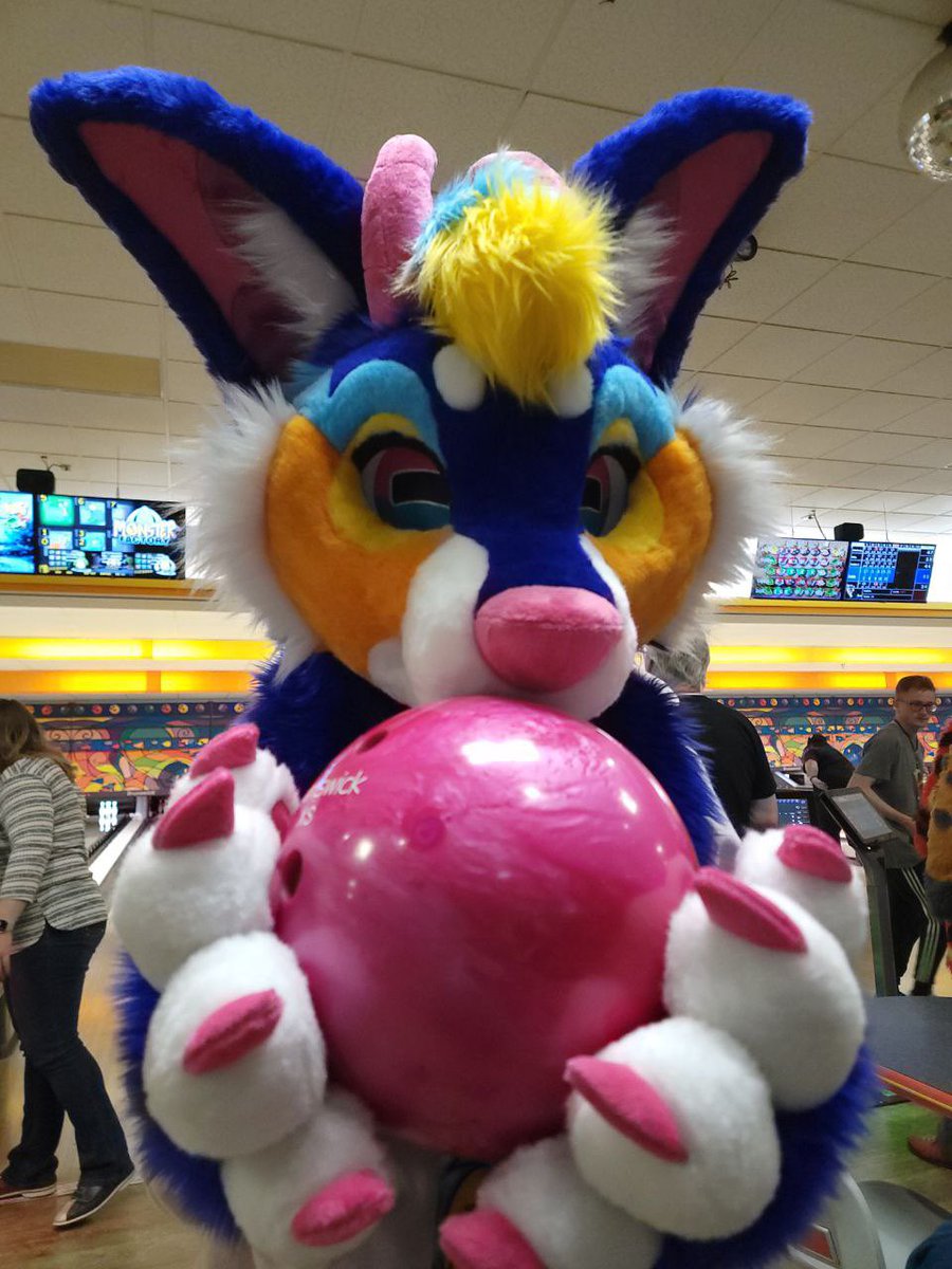 astridddragon's tweet photo. everyone welcome SOUP the goat-dog!! made by the absolutely amazing @Splinter_Fox !! i was so incredibly lucky to grab a slot with my dream maker, and look how perfect he turned out!! design by @Slumberyote 💙🧡 #fursuit #furry https://t.co/jQVneG4EKt