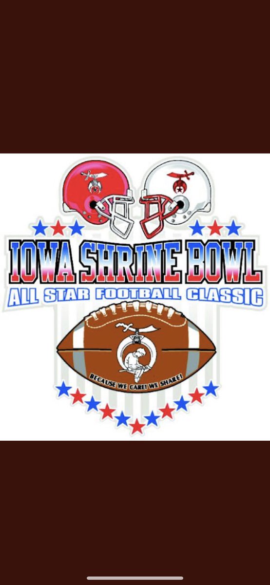 I am honored to have received and accepted my invitation to Iowa’s 51st annual Shrine Bowl game!!! <a href="/iowashrinebowl/">Iowa Shrine Bowl</a> <a href="/fortmadisonFB/">FMHS Football</a> <a href="/CoachDoherty20/">Derek Doherty, NHSSCA, USAW, RPR 2 BA.Ed🏴‍☠️</a>