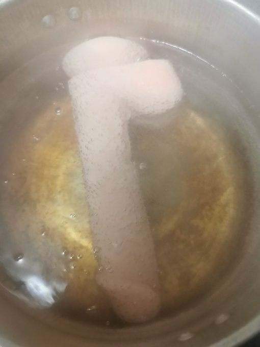Just boiling the dildos today to make sure they're good and santizied. https://t.co/BZ2d5Nzz2C