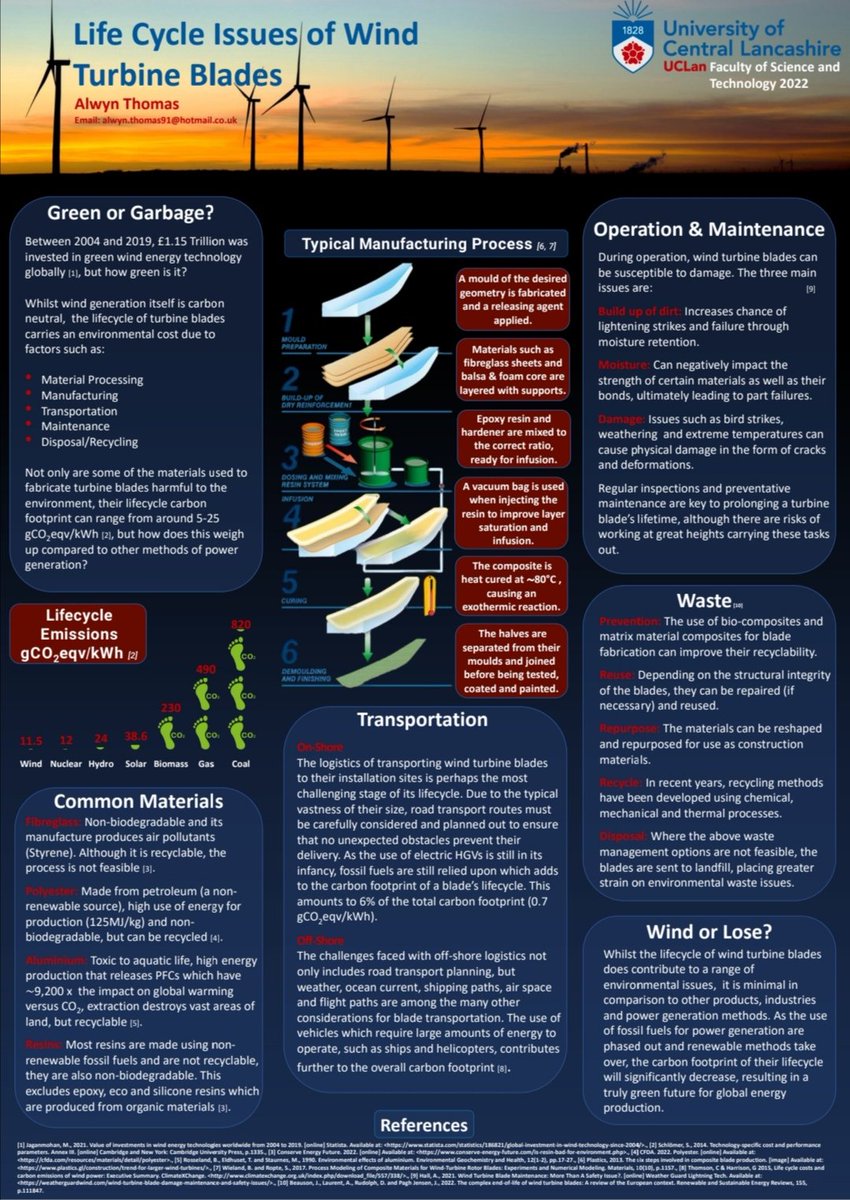 Alwyn00558657's tweet photo. @MMVSofia @Laughingpug2 @hrldfan @CovfefePal @ccounterman @latzenpratz @cosmos4u @ENERGY @Livermore_Lab Have a read of this study I carried out on the life cycle issues (along with carbon footprint) of wind turbines https://t.co/RDtXRembdE