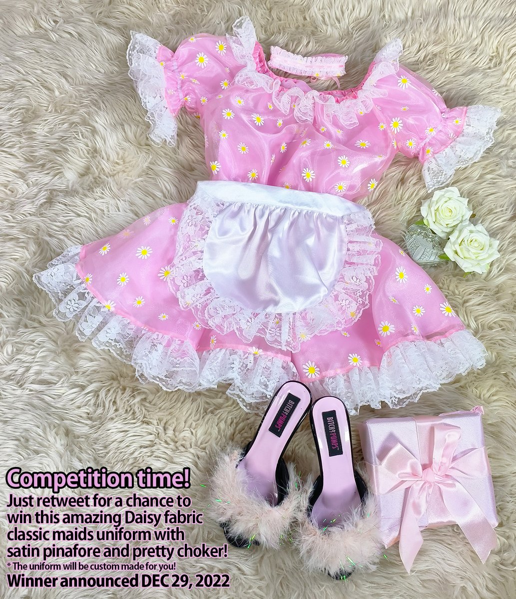 BirchPlace's tweet photo. Competition time! ♥️Win this amazing uniform (made for you to your own sizes) - please just RETWEET this tweet for a chance to win! #sissymaid #sissydress #sissy #maid https://t.co/5GCFWJBtpM