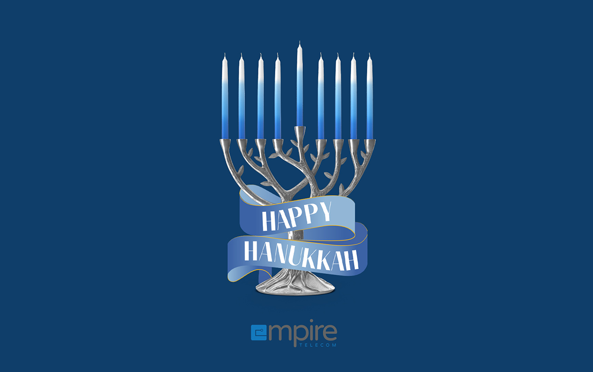 EmpireTelecom's tweet photo. Happy Hanukkah!
#happyhanukkah #empoweringconnection https://t.co/M6sZukWKIr