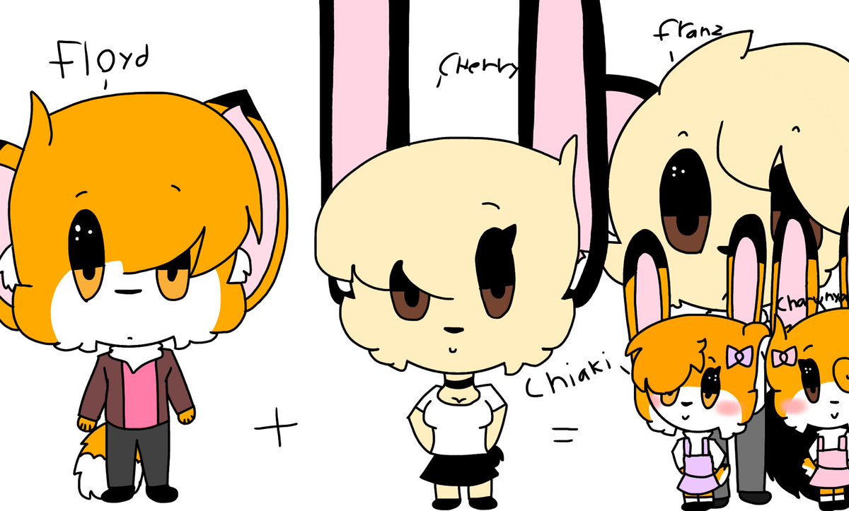 abbey_afnan's tweet photo. Floyd + cherry = 3 kids

#littletiothefox #cherrytherabbit #franzthefox #chiakitherabbit #charunyatherabbit #piggy #PiggyFanart #piggyroblox https://t.co/IoocZjz6Qt