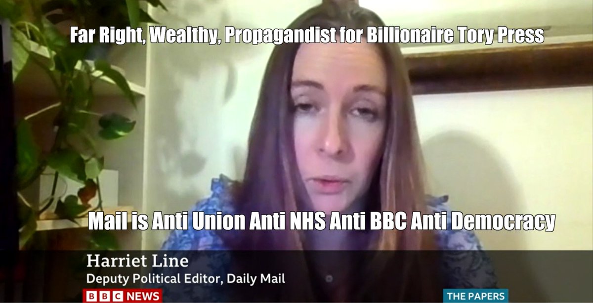 Who do #bbcnews chose to review the Anti #NHS Anti Trade Union, Anti Human, Anti #BBC, corrupt, sick Far Right #Tory Press? #bbcpapers #bbcthepapers