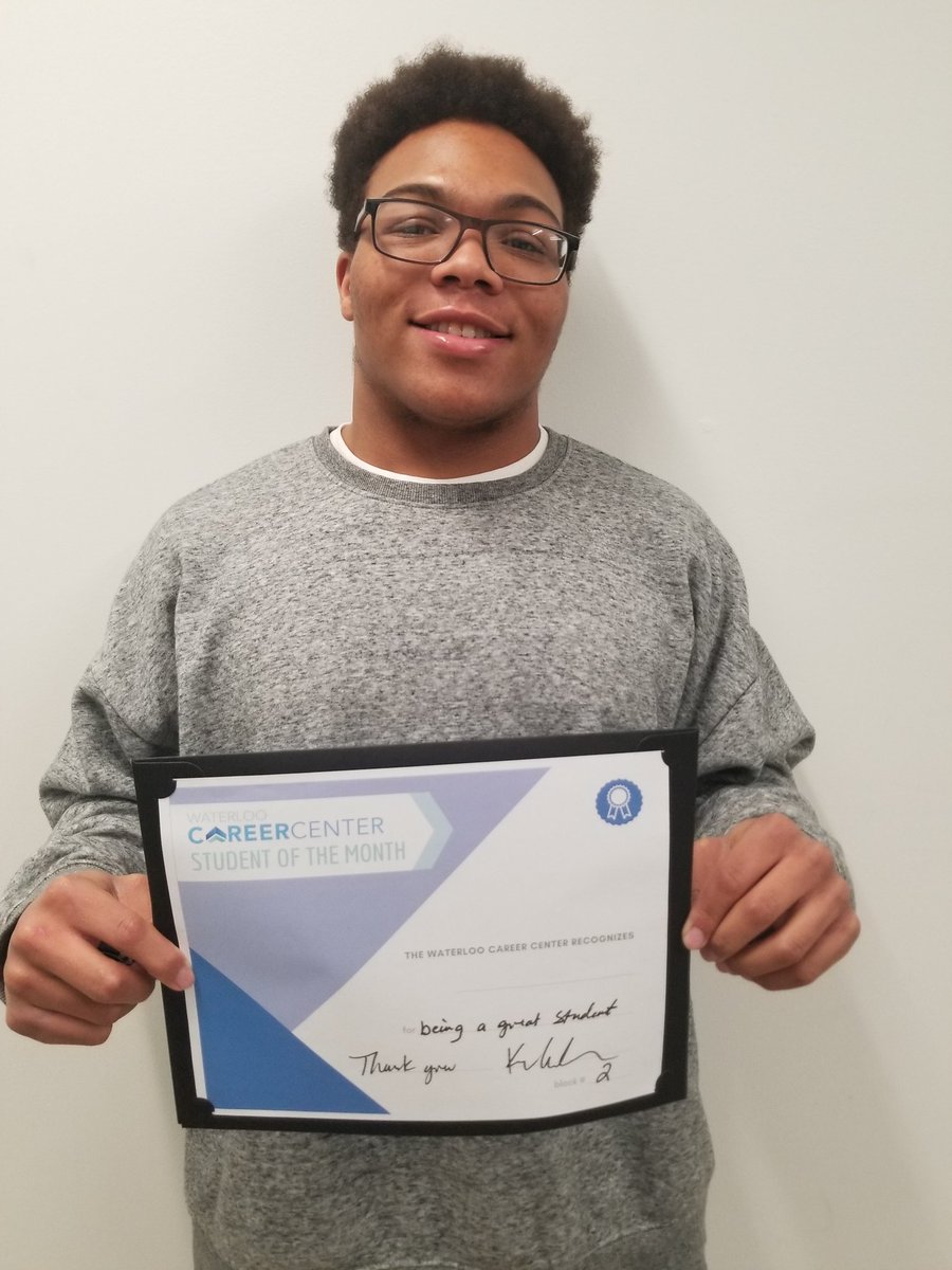 kkuhlers's tweet photo. Great Students & staff make great schools. @WaterlooSchools Information Technology December #StudentsOfMonth #BeBold @AmyMiehe #OurFutureIsBright #WaterlooProud We have some of the #BEST students!! @Jfro_KC5 @growcedarvalley https://t.co/UQGhSEZzZP
