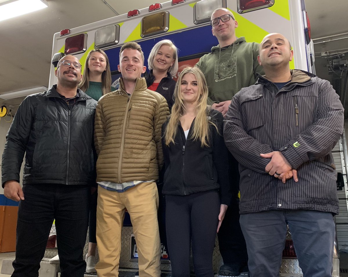 Congrats to our 7 newest teammates! 
Together, they have just completed their 5 day in-house academy. They will be entering their field orientation process starting this week.
Welcome to Dustin, Hanna, Andrew, Robyn, Mikayla, Austin &amp; Benny! ❤️🚑