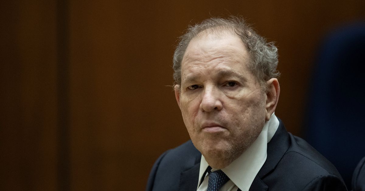 Reuters's tweet photo. Jury finds former Hollywood producer Harvey Weinstein guilty of rape https://t.co/WJrYwFFiKj https://t.co/KfIIjjEsqs