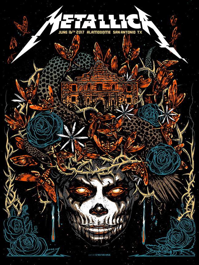 RockArtDaily's tweet photo. Metallica @metallica 06-16-2017 San Antonio TX Art by Munk One @Munk_One #MunkOne #Metallica
Buy on eBay https://t.co/dHsvRW9ox0 https://t.co/pfGJ9RUrES