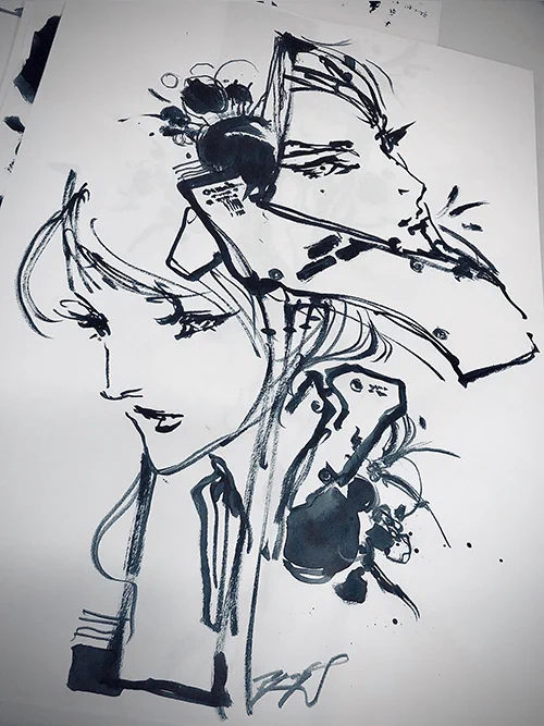 Yoji Shinkawa's Reddit AMA sketches from 2020 