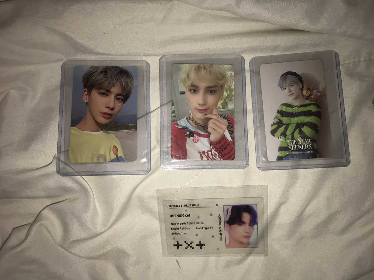 xieyjcart's tweet photo. wts/wtb/lfb/lfs/ph

Txt random PC 
Foe/the star seekers/blue hour/taehyun/hueningkai/huening/ https://t.co/lRgPqKUFU0
