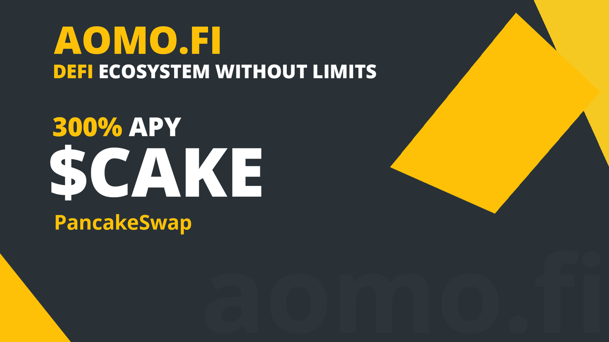 aomofinance's tweet photo. 🔥Crazy APY in #CAKE farm pool, more than 300%🔥

Add #PancakeSwap token to pool and #earn more 💰!

https://t.co/uBZbgUSRM2

Join our awesome #cryptocommunity 💪

@PancakeSwap #DeFi #BSC #Farming #crypto #nft #yearn #farm #apy #Binance #pancakeswap #bnb #bitcoin https://t.co/AVKEKv5NBp