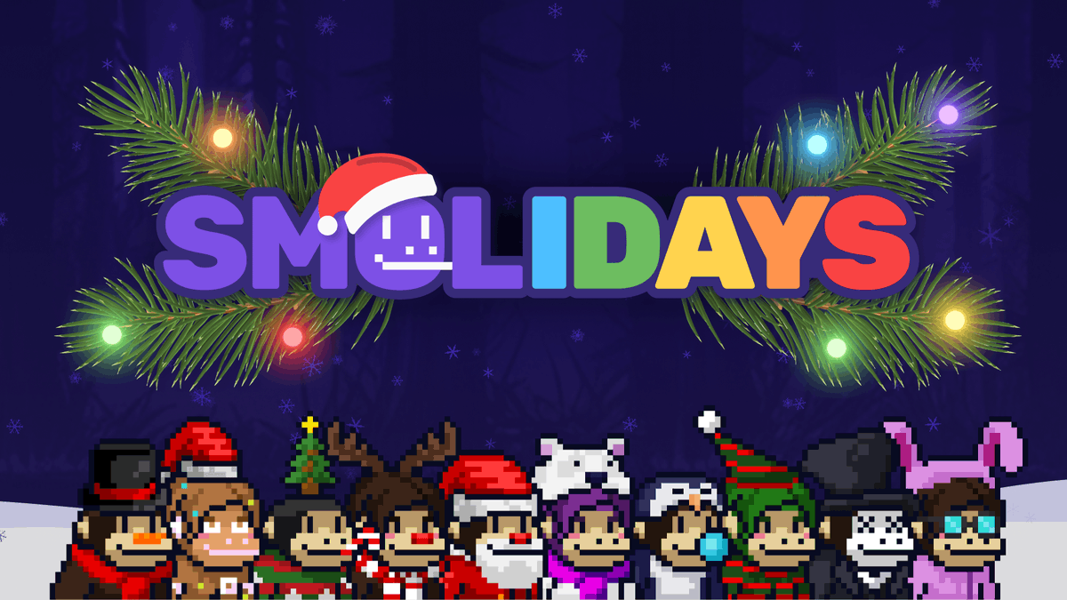 smolverse's tweet photo. HO HO HO! The holiday season is here &amp; with it our latest game, Smolidays 🎄

Santa’s elves have been poached &amp; there's a Grinch on the loose trying to ruin Christmas! It's up to the Smols to save the Smolidays!

Sign up &amp; see how you can qualify for a gift (Only 1000 spots) 👇 https://t.co/LaUhO3dUN8