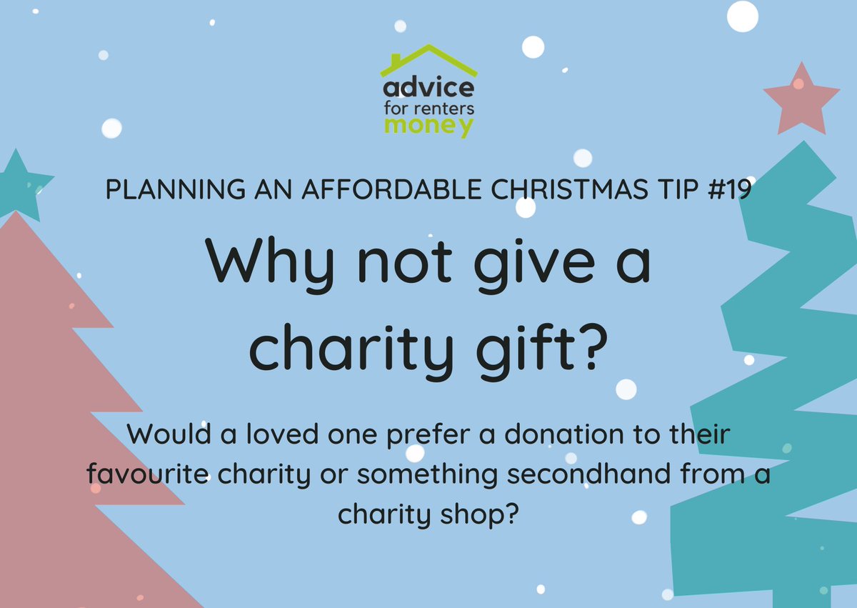 🎁 Support your favourite charities by being #sustainable, #thrifty &amp; generous with charity shop finds- #A4RMoney can help you stick to your #budget for a fun yet #affordable #Christmas - stay tuned for Day 20 of our #A4RBudgetAdventCalendar 🎄

#costoflivingcrisis #support #Xmas
