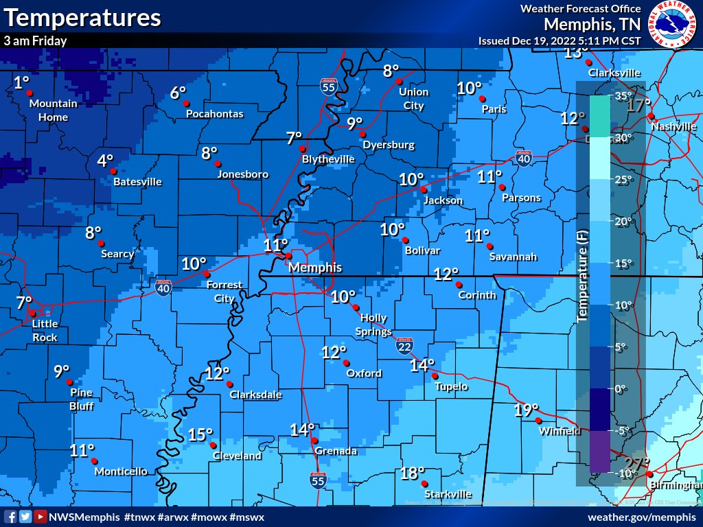 NWSMemphis's tweet image. ⚠️This will be no ordinary cold front Mid-South. This arctic🥶 cold front will slam into the region Thursday afternoon and evening. Temperatures could drop as much as 25° in an hour and more than 40° in 12 hours. #tnwx #mswx #mowx #arwx #midsouthwx
