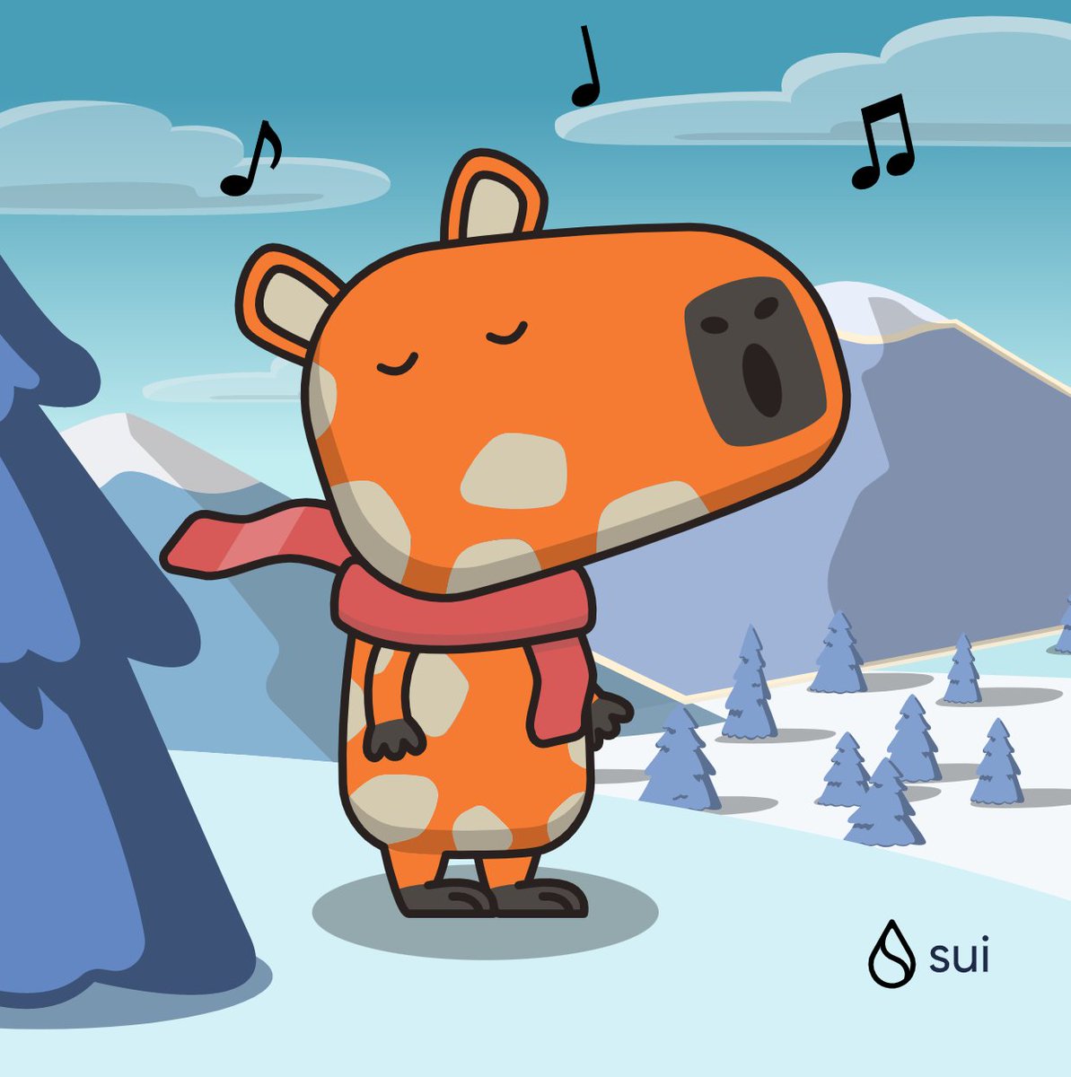 Cap baobo: Baobo is a naughty boy. One winter, he put a snowball into the stove. His father criticized him, but Baobo didn't listen to him. He ran out of the house alone. There was music playing in the house. He felt very cold. He regretted what he had done.#CapyHolidays