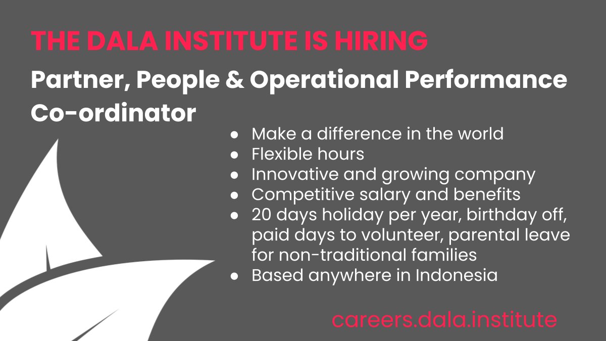 DalaInstitute's tweet photo. We are excited to meet you! Please see the full job description on https://t.co/LKuFBwVdyp. Apply by Jan 3, 2023. https://t.co/thKnVse2TI