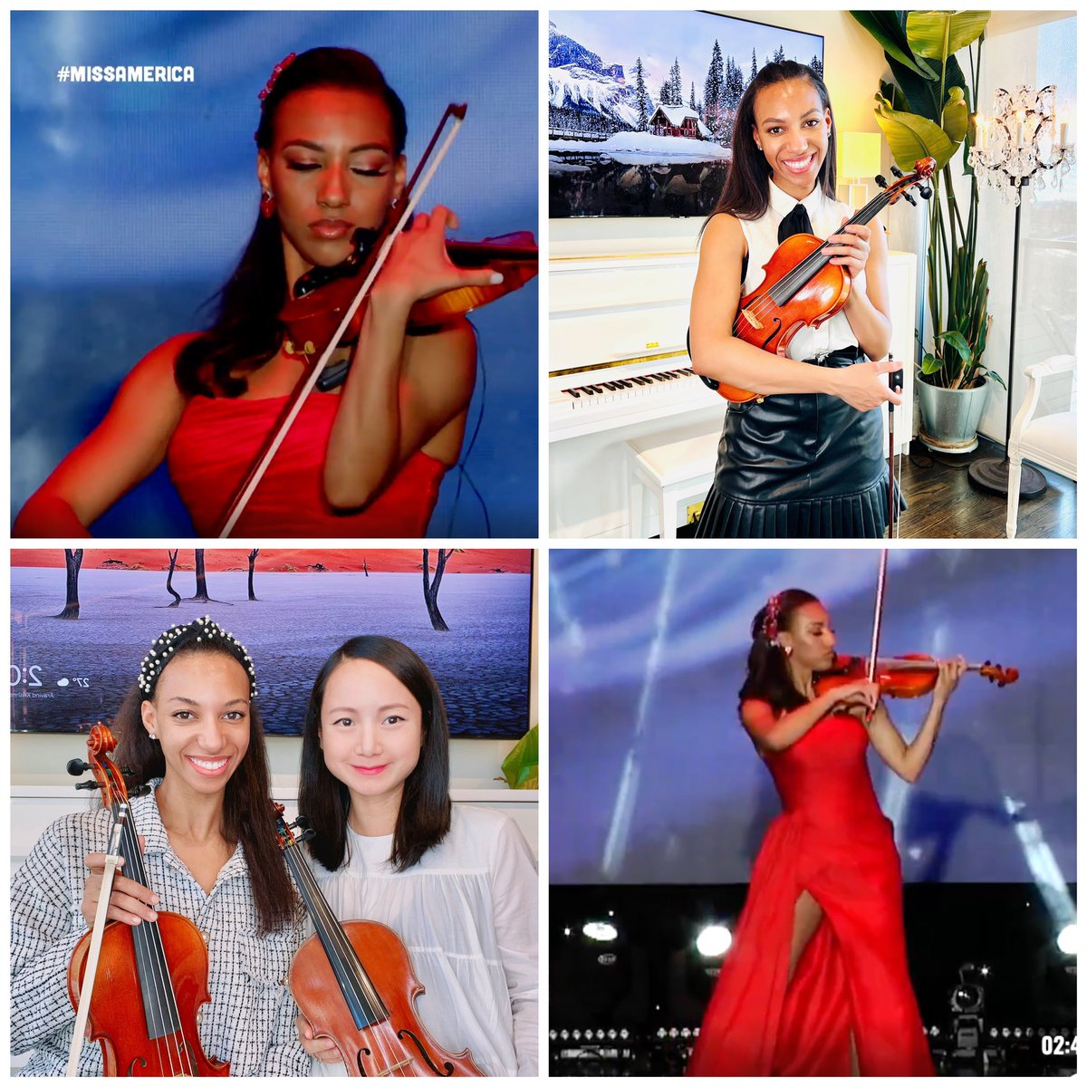 LipengChenMusic's tweet photo. Congratulations to Monica Nia Jones, Miss Illinois, for winning America’s Choice and making it to the final rounds of Miss America!
#missamerica #missillinois #america #illinois #chicago #congratulations #violin #violinist #talent #hardwork #dedication #proud https://t.co/V11ZSgeIwa
