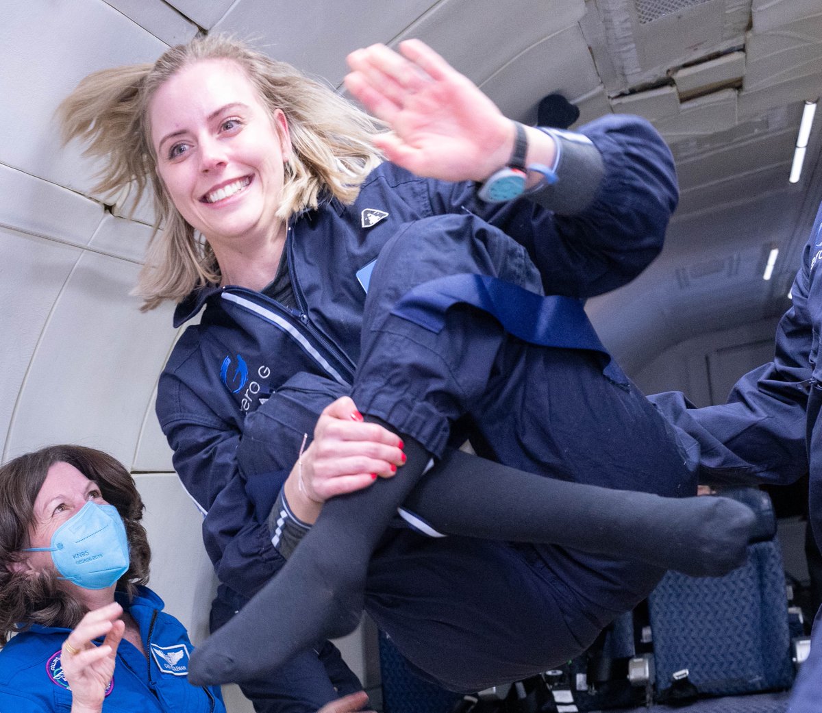 aparrisx's tweet photo. Another new friend from last week’s
@astroaccess @GoZeroG research flight, @MichiBenthaus🚀🌎🌍🌏 #AstroAccess #AA2
#GalacticAccessibility #SpaceForEveryone #Space #NASA #theinspired24 @spaceplusnft #gozerog #gozerogravity https://t.co/KBa7eItab5