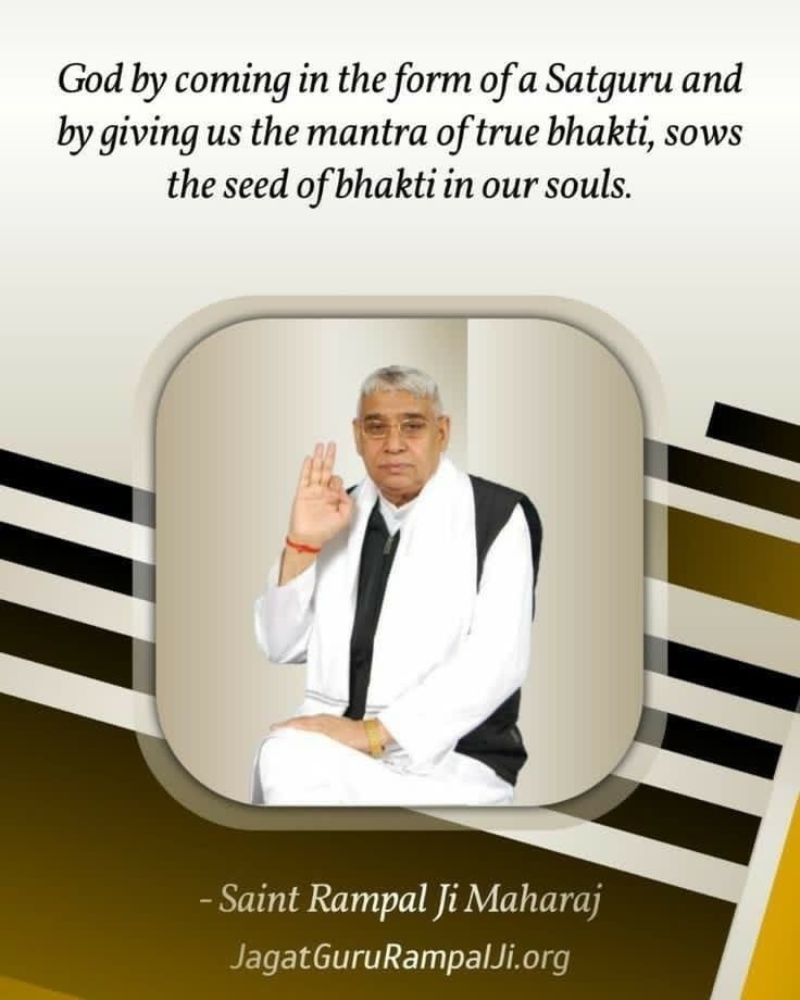 Today's #tuesdaymotivations
God by coming in the form of a SatGuru and by giving us the mantra of true bhakti, sows the seed of bhakti in our souls. 🙏🌺
- #GodMorningTuesday