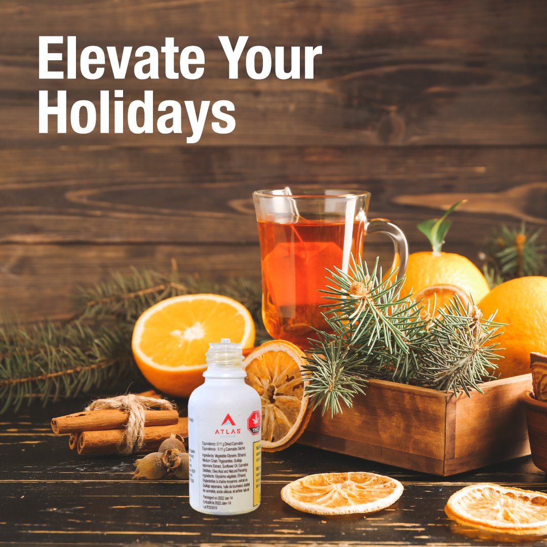 _AtlasGlobal's tweet photo. Atlas Thrive tinctures can be added to your favourite winter beverages for a discreet way to enjoy an elevated holiday season. https://t.co/C9mfpRSSsu